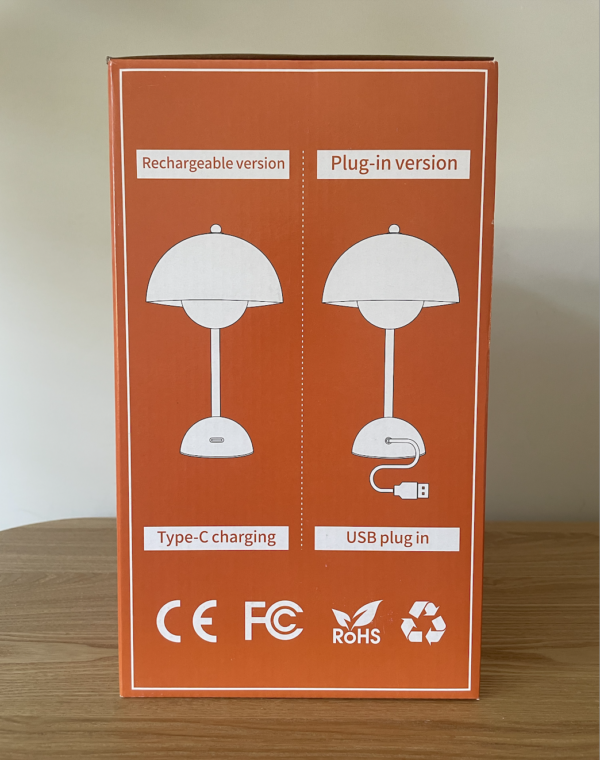 Paddenstoel LED lamp doos