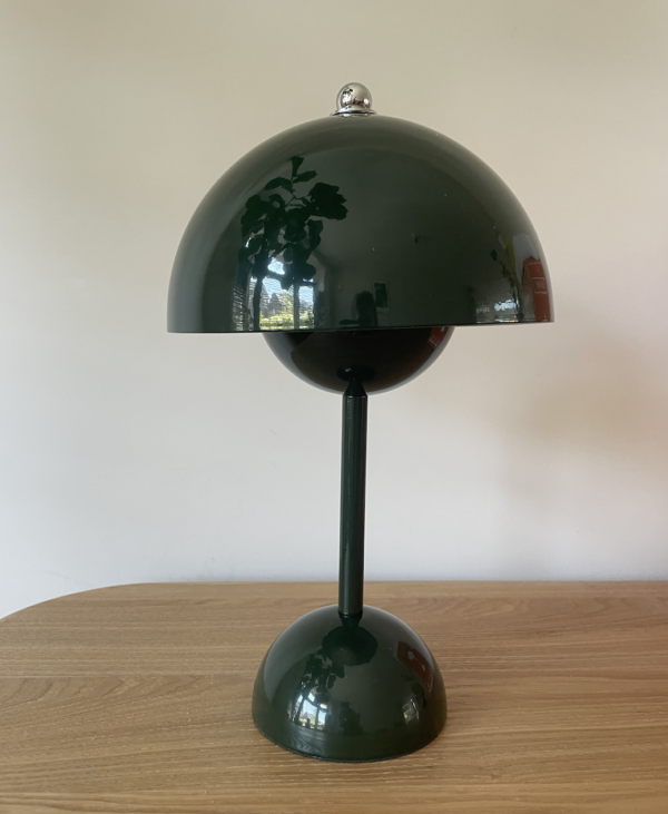 Paddenstoel LED lamp groen