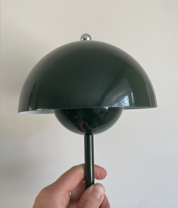 Paddenstoel LED lamp groen