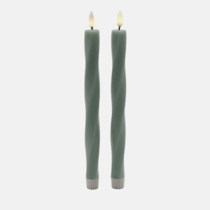 Sirius Sille Twist Nordic Sculpture LED-kaars in Scandinavisch design met warm wit licht (Ø2x25 cm)