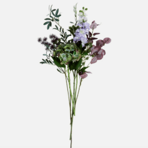 House Doctor HDCalm Purple kunstbloemen in zachte paarse en groene tinten, realistisch boeket