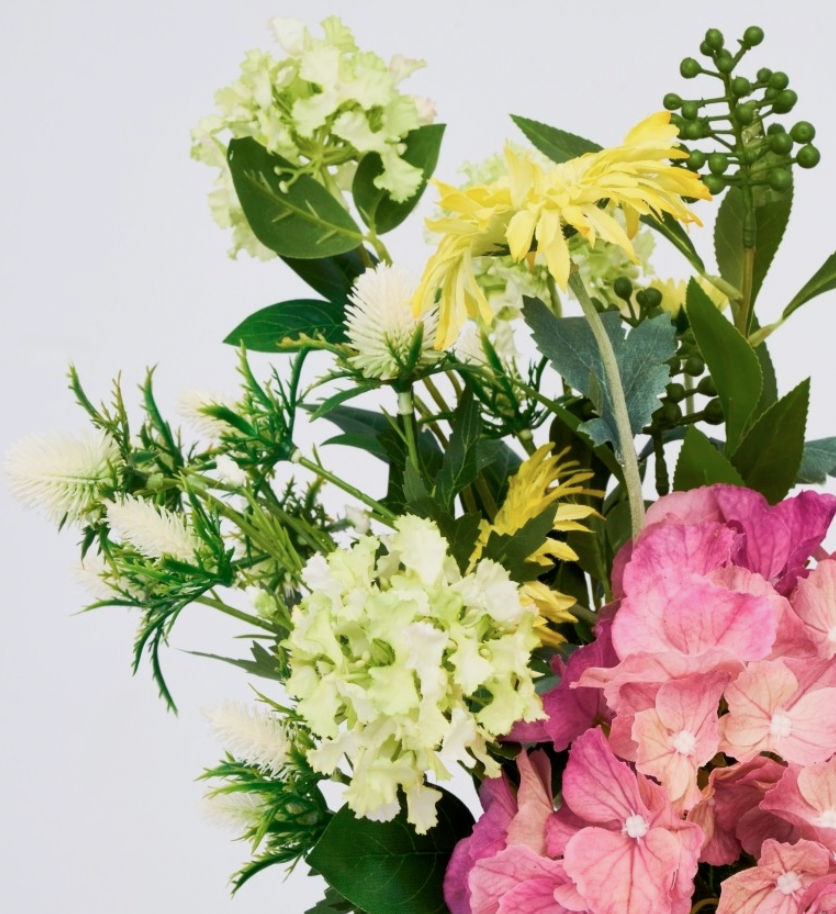 House Doctor HDGarden Pop kunstbloemen multi realistisch boeket in vaas