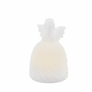 Sirius Angel engel van echte was met warm wit LED-licht – 10 cm