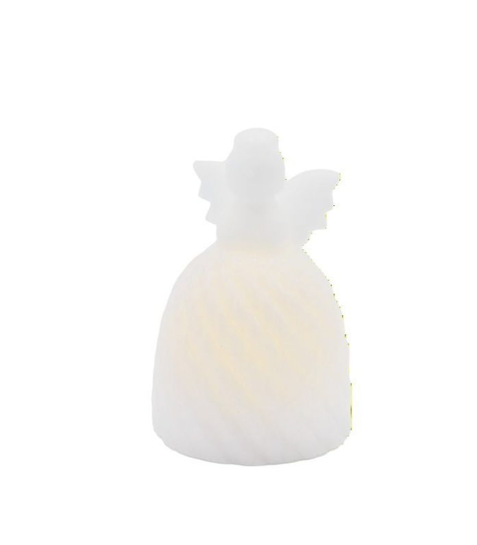 Sirius Angel engel van echte was met warm wit LED-licht – 10 cm